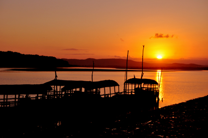 Sunset at Bedul Alas Parwo National Park